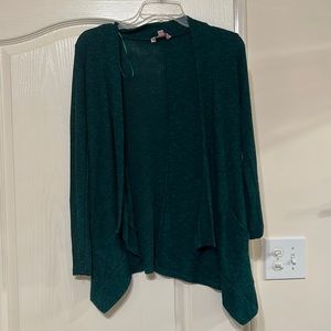 Green cardigan